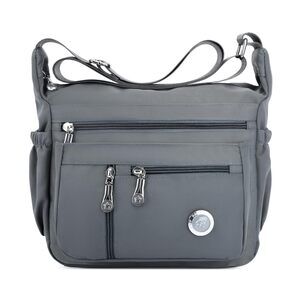 4044 Purses and Shoulder Handbags Crossbody Bag Messenger Bags Large-Grey
